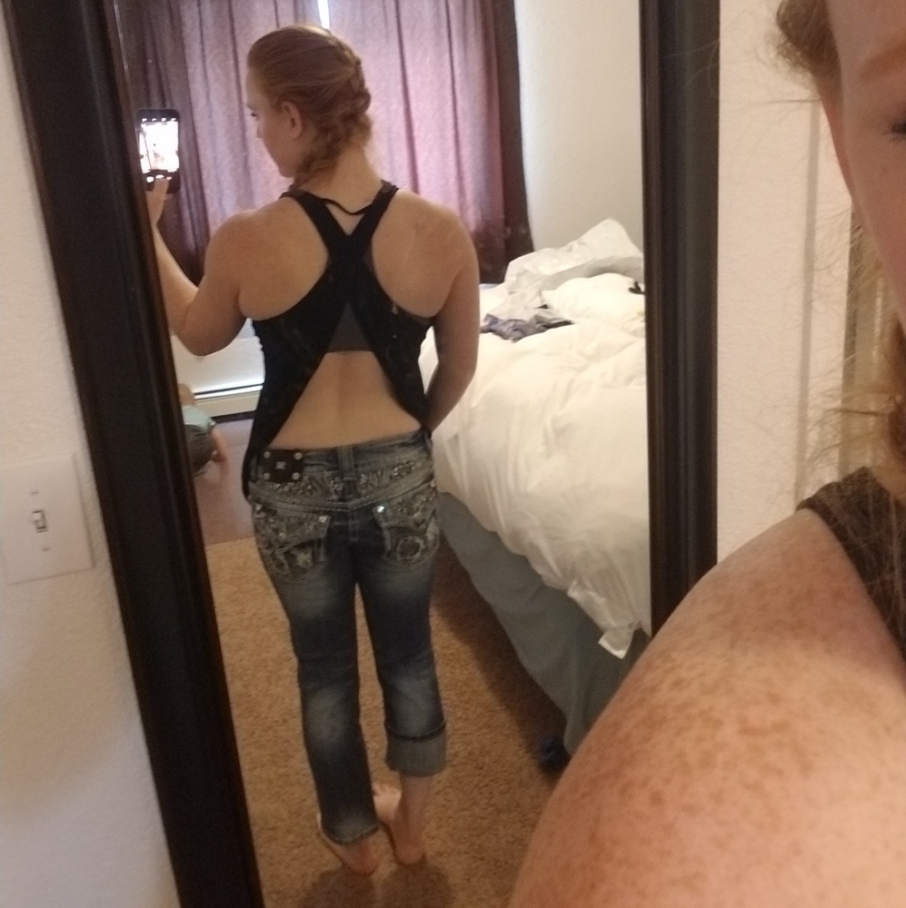 Miss Me crop Capri